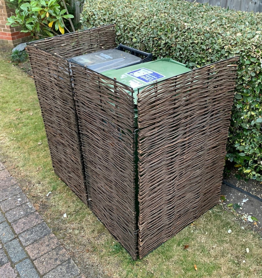 image 1 of Willow Wheelie Bin Screen (Double)