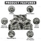 image 4 of VELVETIO Matthias Complete Duvet Cover Set with Fitted Sheet Breathable Bedding Quilt Multi | King