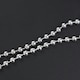 image 5 of Silver Shiny Christmas Bead Chain Metallic Beaded Garland Artificial Pearls Tinsel For Christmas Tree Hanging Decorations