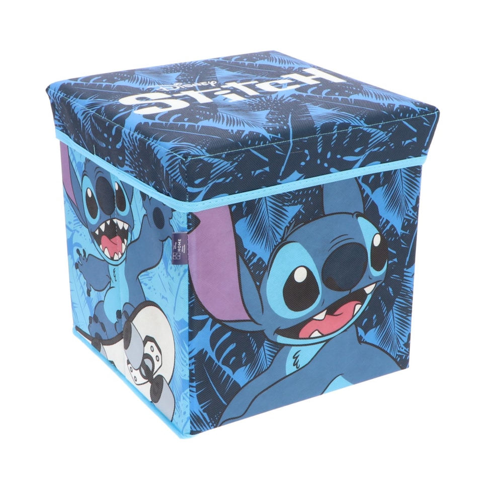Disney Stitch Blue Stool Storage Cube 30cm