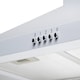 image 3 of SIA CHL60WH 60cm White Pyramid 3 Speed Chimney Cooker Hood Kitchen Extractor Fan