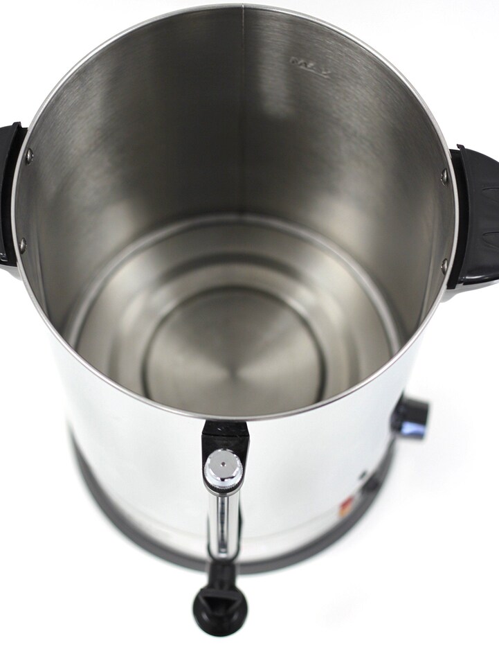 image 1 of Igenix IG4015 Catering Urn, Hot Water Boiler, Tea Urn for Home Brewing, Commercial or Office Use, 15 Litre, Stainless Steel