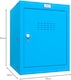 image 2 of Phoenix CL Series CL0544BBK Size 2 Cube Locker in Blue with Key Lock