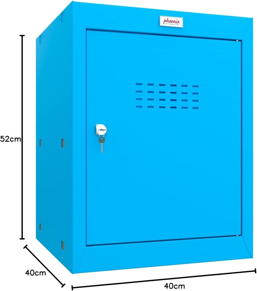image 1 of Phoenix CL Series CL0544BBK Size 2 Cube Locker in Blue with Key Lock