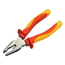 Faithfull Combination Pliers Vde - Multi Colour - 180mm