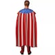 image 2 of The Boys Unisex Adult Deluxe The Homelander Costume - Blue/Red - L