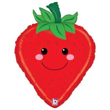Strawberry Fruit Giant Helium Foil Balloon 66cm / 26 in