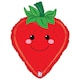 image 1 of Strawberry Fruit Giant Helium Foil Balloon 66cm / 26 in