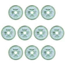 115mm 4.5" 1.2mm Turbo Diamond Ceramic Tile Cutting Disc for Angle Grinders 10pk