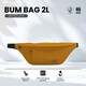 image 2 of CabinZero Bum Bag 2L, Anti-Theft RFID Blocking Travel Hip Pack | Orange | Orange Chill