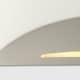 image 2 of ValueLights Pair of - Modern Curved Ceramic Uplighter Wall Wash Lamps In White Finish White