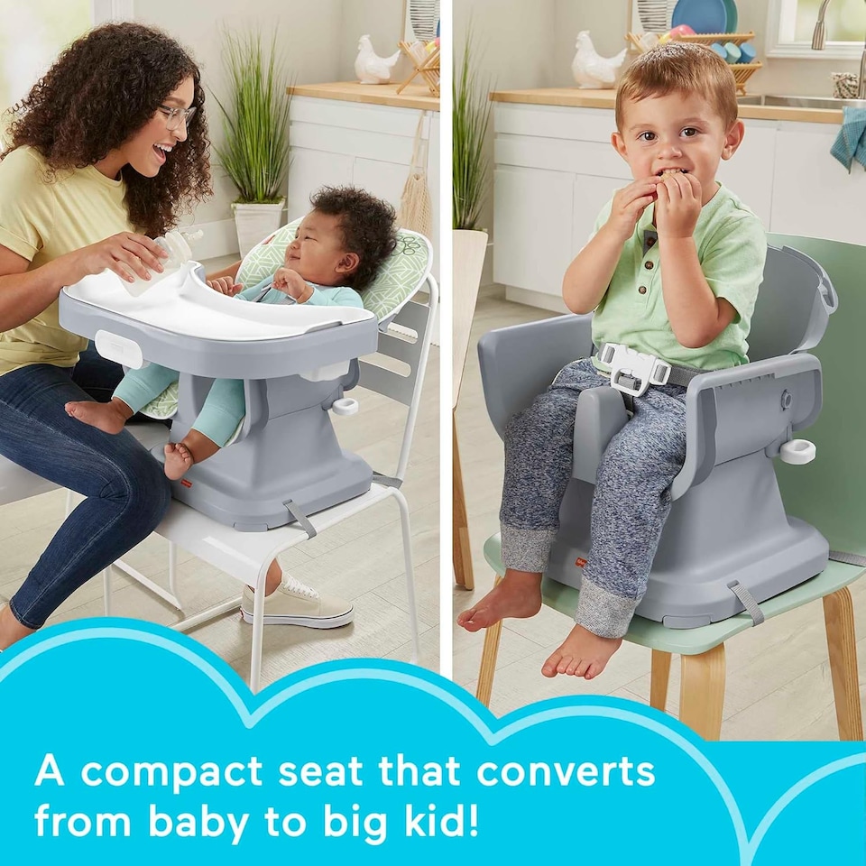 image 1 of Fisher Price Space Saver Simple Clean High Chair