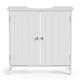 image 9 of Vonhaus Holbrook White Under Sink Bathroom Cabinet