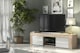 image 5 of TV Unit TV Stand Cabinet Sideboard Oak White High Gloss Storage 130cm
