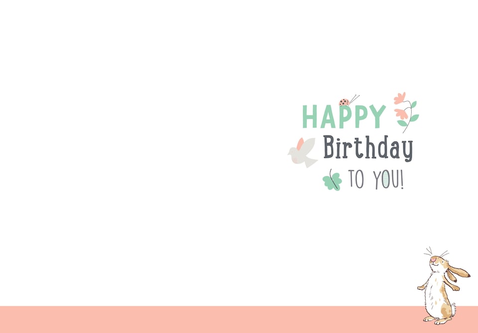 image 1 of Guess How Much I Love You Birthday card