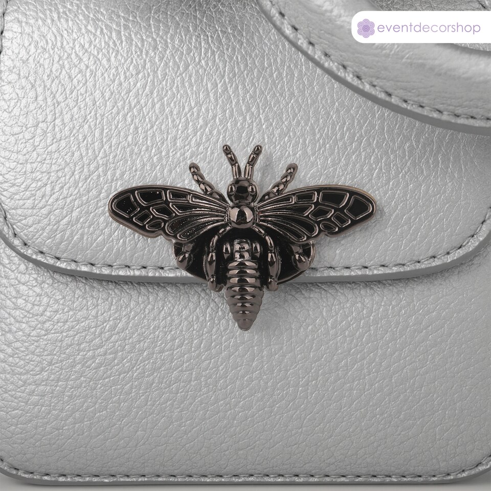 image 1 of Bee Twist Turn Lock Clasp, Decorative Closure For Leathercraft Projects