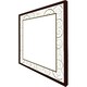 image 1 of Swirling frame (Picture Frame) Brown | M