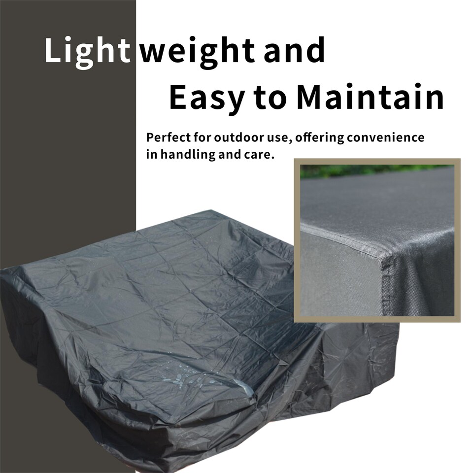 image 1 of Direct Wicker Patio Furniture Cover, 600D Heavy Duty Outdoor Waterproof Furniture Cover