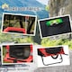 image 8 of PawHut 2 in 1 Dog Bike Trailer Pet Stroller for Large Dogs W/ Hitch - Red