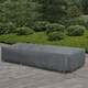 image 2 of Outsunny 200x73x35cm Rectangular Furniture Cover for Rattan Lounge UV Protection | Grey | Grey | 200cmx73cmx35cm