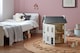 image 7 of Hooga Noble Wooden Dollhouse with 11 Doll House Furnitures