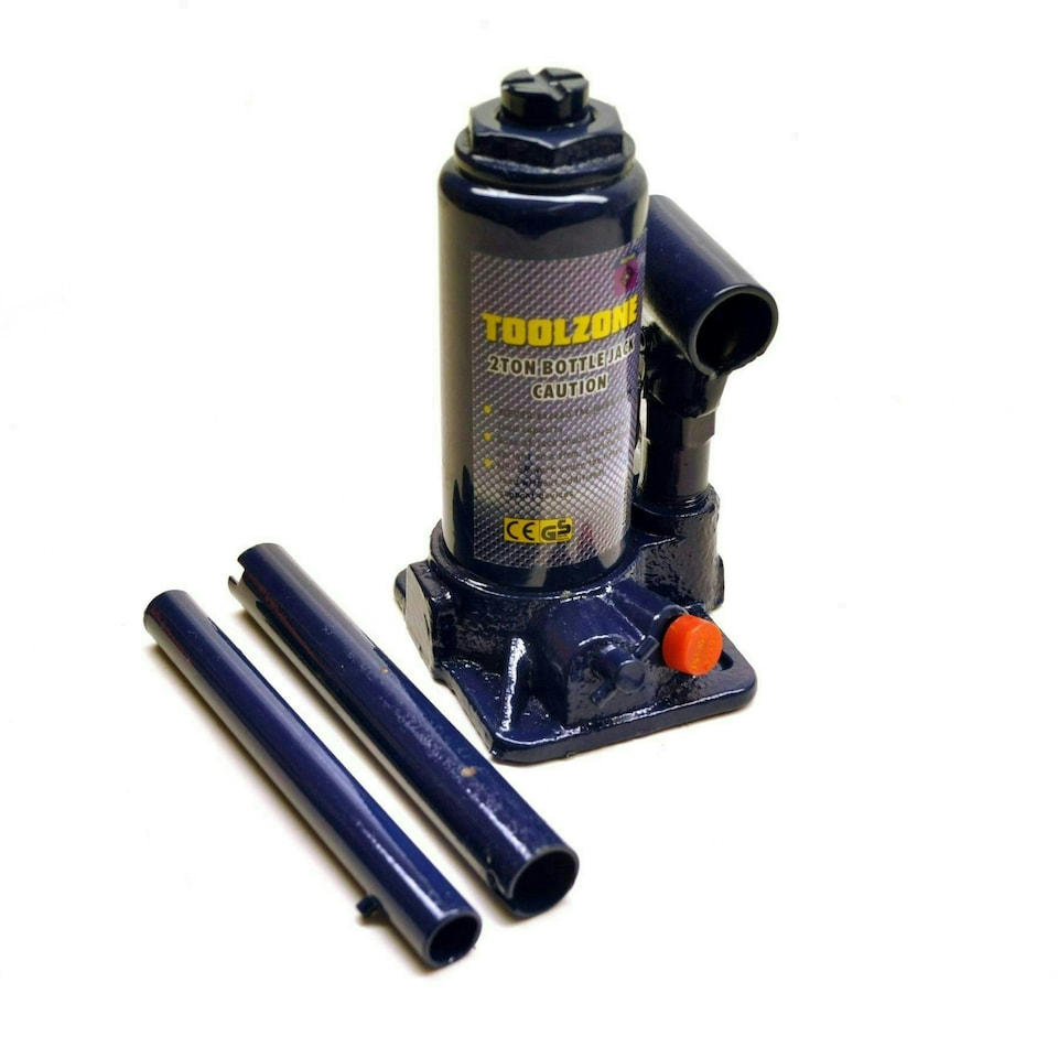 2ton Telescopic Hydraulic Bottle Jack Lifting Ram In Carry Case 2000kg Car