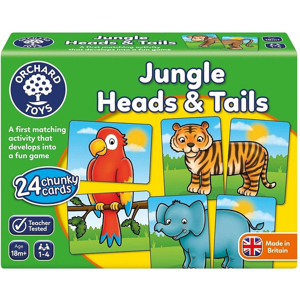 image 1 of Orchard Toys Jungle Heads and Tails Game
