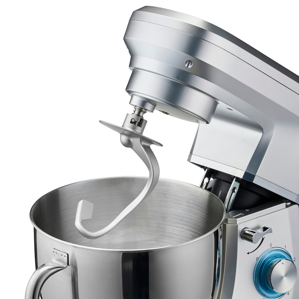 image 1 of Cooks Professional Stand Mixer | 1200W | 7 Litre Mixing Bowl | 8 Speed Settings | Silver Silver