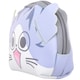 image 3 of Lorenz Childrens Zip Around Faux Leather Animal Coin Money Holder Purse with Key Ring | Purple | AnimeCat