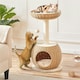 image 2 of Yaheetech 75 cm Tall Rattan Cat House  Beige