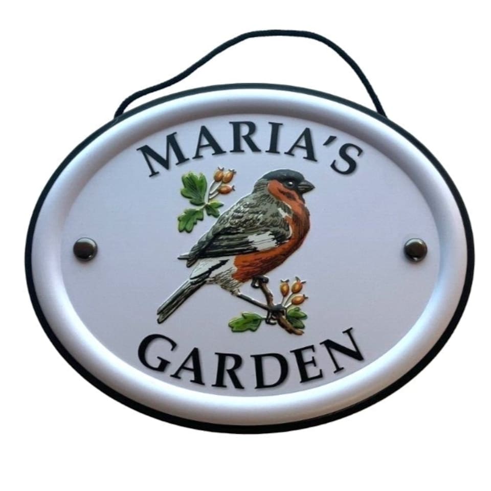 Decorative Bird Garden Sign - Maria