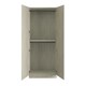 image 2 of Shaker Taupe Grey Double Wardrobe with Double Rail Grey