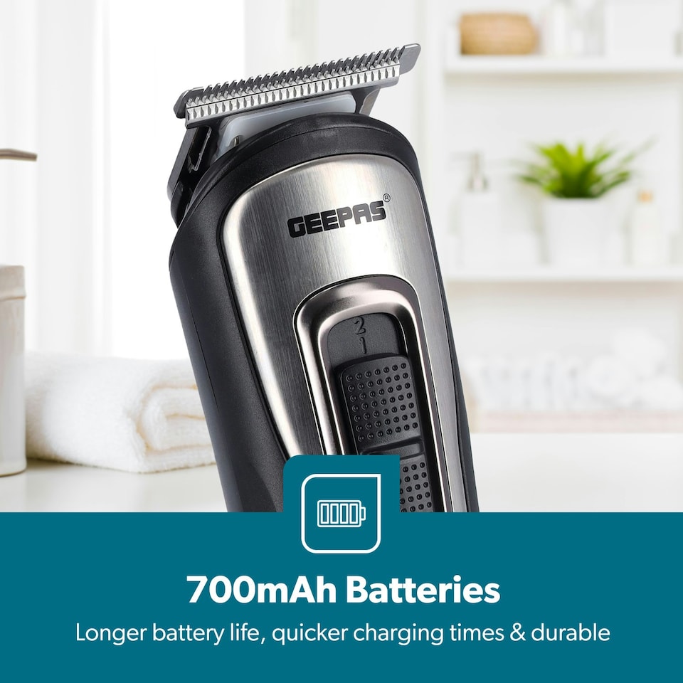 image 1 of GEEPAS 11-in-1 Rechargeable Multi Grooming Kit