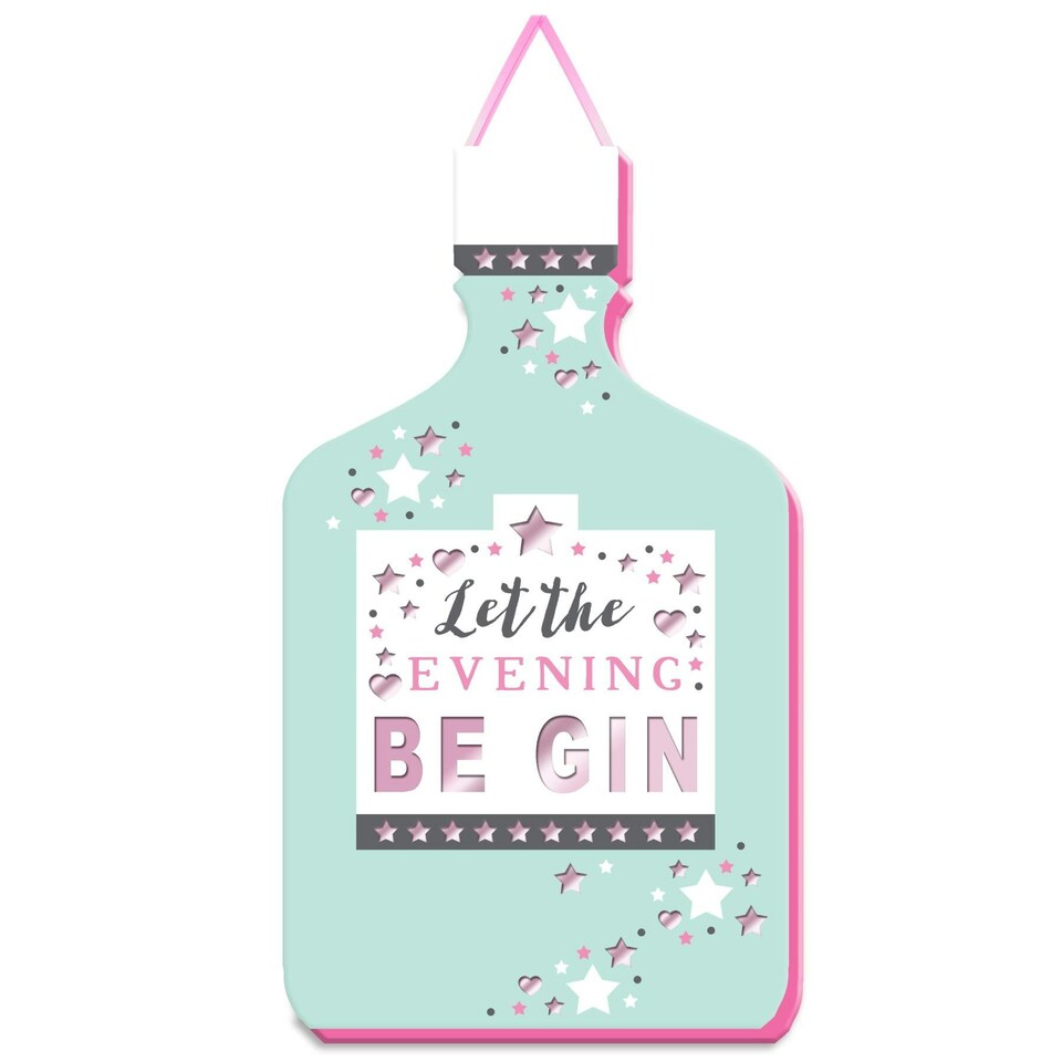 More Than Words Hanging Large Plaque - Be Gin