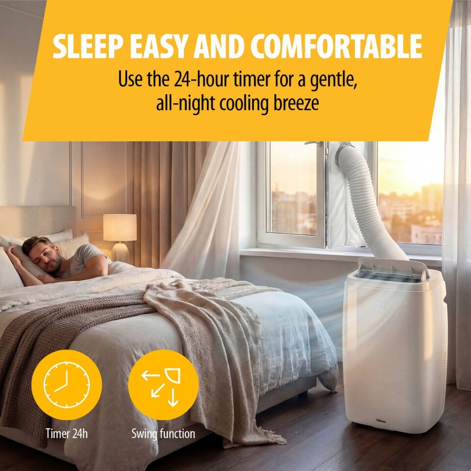 image 1 of Smart Air Conditioner - 14000 BTU - Energy Class A - Wi-Fi & App Controlled - Tristar AC-5791BS