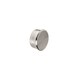image 4 of 35mm Fixed Length Metal Curtain Pole Set Satin Silver End Cap Finial 105cm