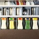 image 5 of Pack of 24 Fluorescent Yellow 25x50mm Rectangular Labels - Adhesive Stickers