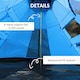 image 6 of Outsunny 6-7 Person Large Family Party Camping Tent with Carrying Bag, Blue