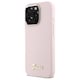 image 3 of Guess Silicone Script Metal Logo & Frame Case for iPhone 16 Pro Max 6.9 Pink - GUHCP16XSMBSLP