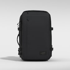 CabinZero ADV 42L Backpack, Lightweight Water-Resistant Carry-On Travel Daypack with Laptop Compartment | Black | Absolute Black