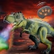 image 3 of Alivio 7 Color LED Walking, Mist Spray Remote Control RC T-Rex Dinosaur Toy
