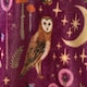 image 2 of Catherine Lansfield Enchanted Twilight Animals Cosy Fleece Blanket Throw Plum Purple | Plum