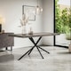 image 2 of Donni 4-6 Seater Dining Table w Black Legs | Grey | Grey