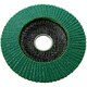 image 2 of 60 Grit Zirconium Flap Discs for Sanding Grinding Removal 4-1/2" Grinder 10pc