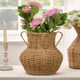 image 2 of Wicker Urn Vase N/A