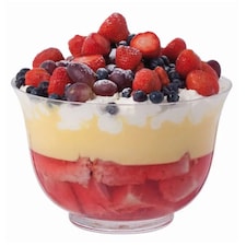 Trifle Bowl: Dartington Crystal Fortuna Trifle Bowl | Clear
