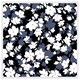 image 1 of White, black & purple flowers (Picture Frame) White | L