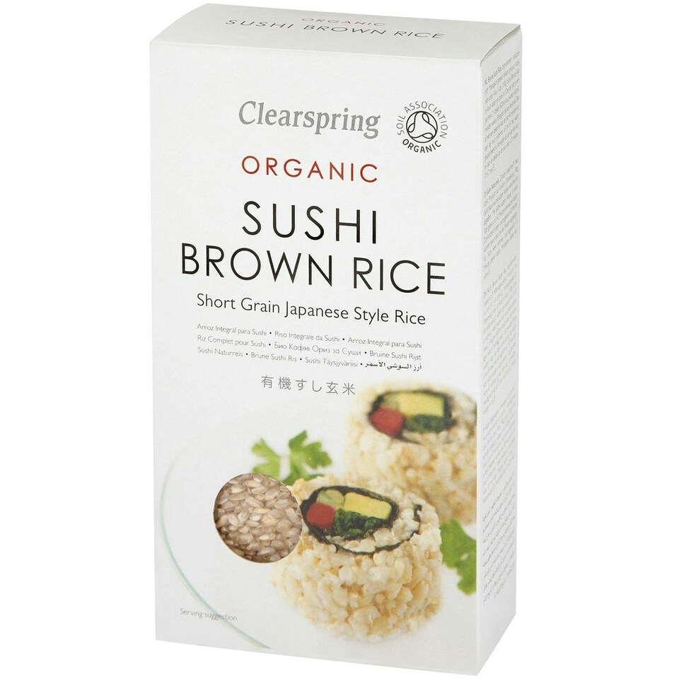 Organic Sushi Brown Rice 500g (Clearspring)