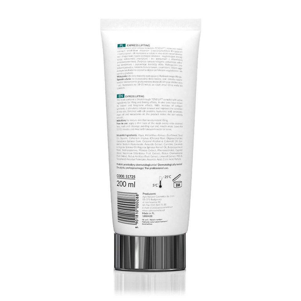 image 1 of Apis Professional Express Lifting Intensive Firming Mask with TENS'UP™ Complex 200ml