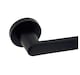 image 2 of AXS Harlem Door Handles on Rose - Door Pack - Latch Door - Black